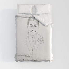 Marcel Proust portrait Duvet Cover