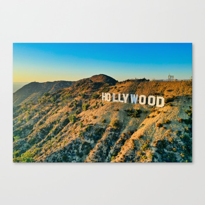 Hollywood Hills, California, Hollywood Sign Canvas Print