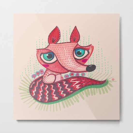 She fox Metal Print