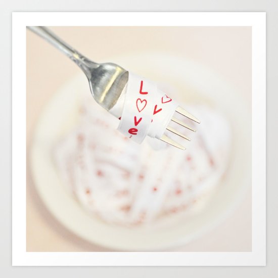 LOVE Feast... Art Print
