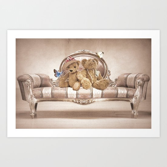 Teddies Art Print