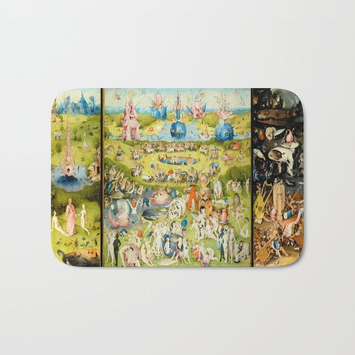 The Garden of Earthly Delights by Bosch Bath Mat