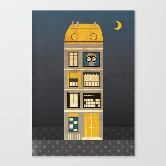 Night spy Canvas Print