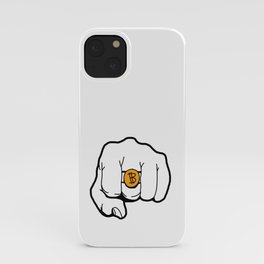 The Bitcoin Fist iPhone Case