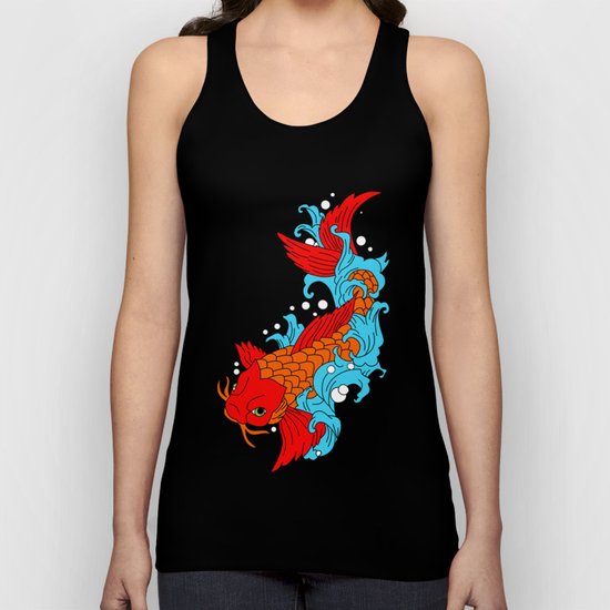 gold fish Unisex Tank Top