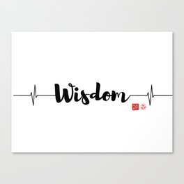 Wisdom Heartbeat Canvas Print
