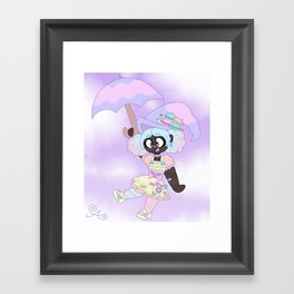 Macaron the Candy Witch Framed Art Print