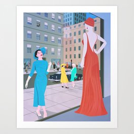 New York in the 1960s Art Print