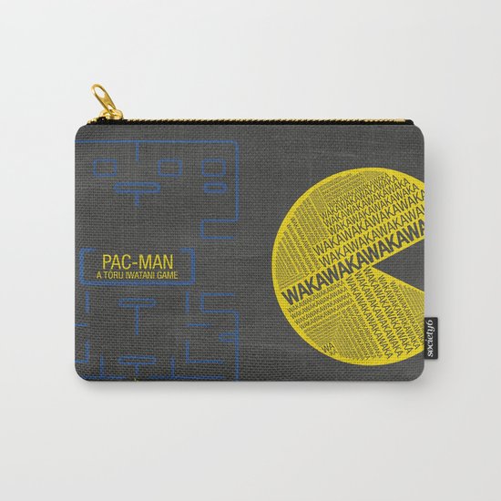 Pac-Man Typography Carry-All Pouch