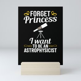 Telescope Astrophysic Astrophysicist Astronomy Mini Art Print