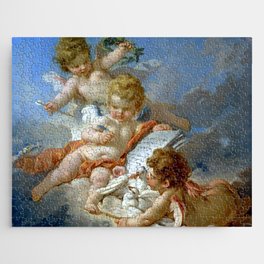 François Boucher "Cupids. Allegory of Poetry" Jigsaw Puzzle