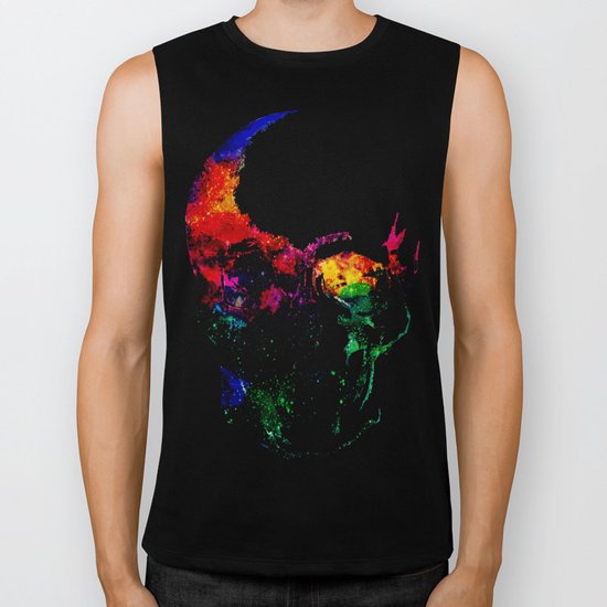 I live inside your face Biker Tank