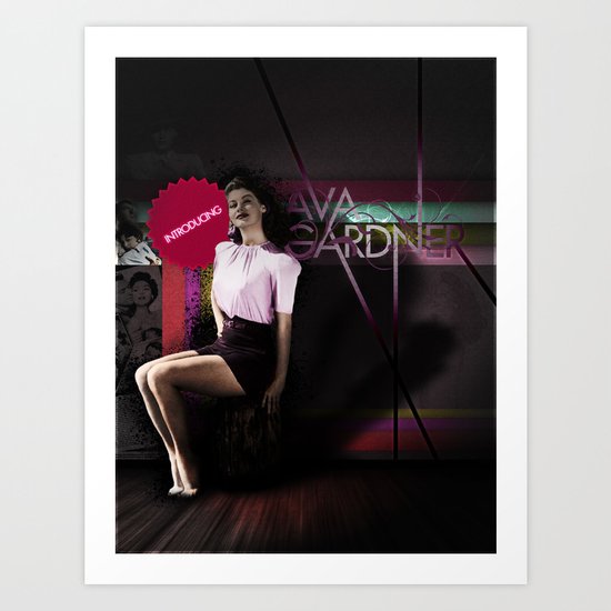 Introducing... Ava Gardner Art Print