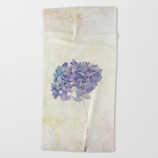 Blue Hydrangea Beach Towel