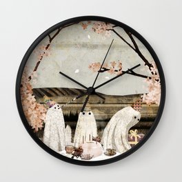 Ghost Birthday Party Wall Clock