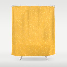 Yellow Constellations Shower Curtain