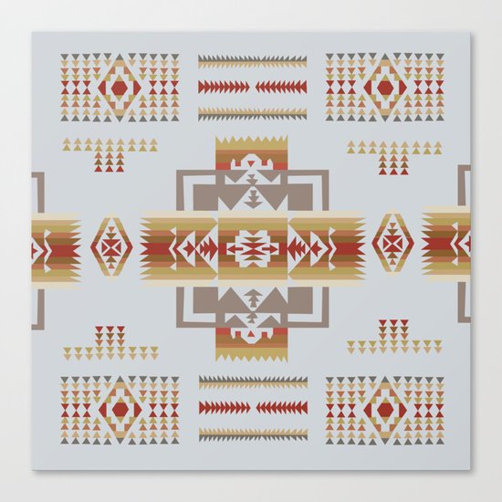 American Native Pattern No. 11 Canvas Print