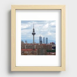 Spain Photography - The Famous Tower In Madrid Recessed Framed Print
