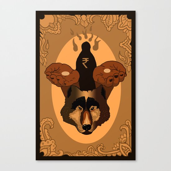 India Canvas Print