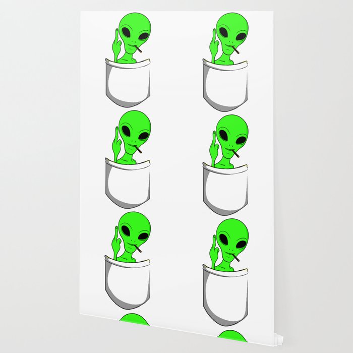 Alien In A Pocket Smoking Weed Blunt Wallpaper By Yourfreshdesigns Society6 Cheap wall stickers, buy quality home & garden directly from china suppliers weed vinyl window stickers smoking room man cave interior art decor m251 enjoy ✓free shipping worldwide! alien in a pocket smoking weed blunt wallpaper by yourfreshdesigns