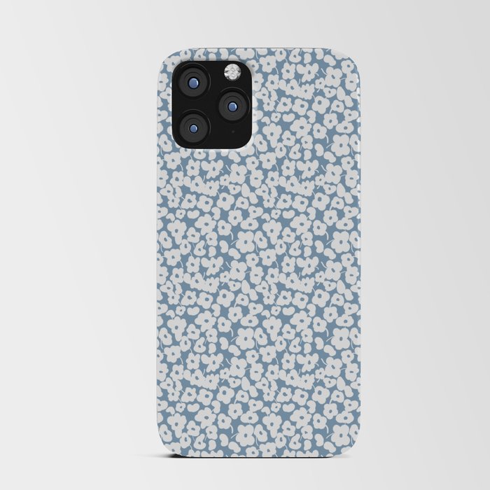 Blue Blooms iPhone Card Case