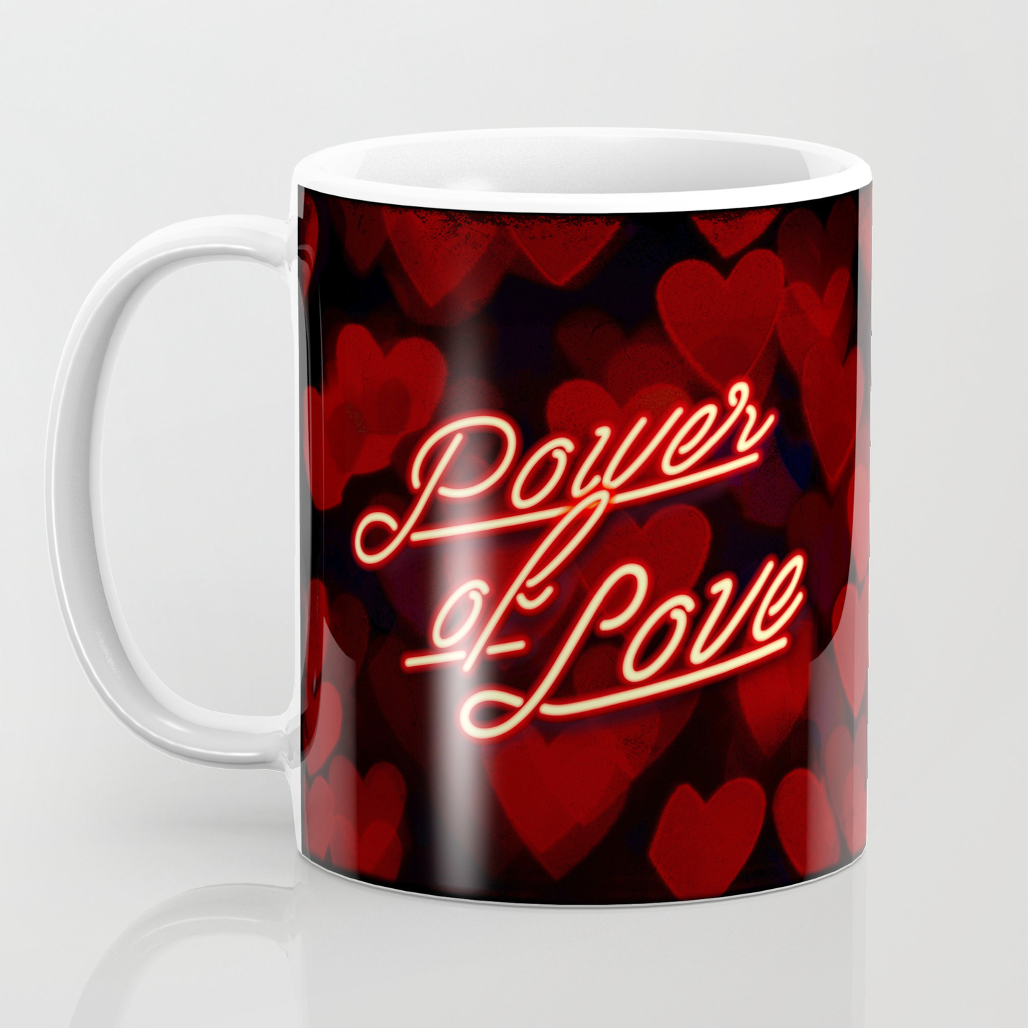 Inspirational Love Quotes Retro Neon Sign Valentine S Red Black Hearts Bokeh Pattern Coffee Mug By Toomuchfun Society6 These are a few of our favourite neon light works by. inspirational love quotes retro neon sign valentine s red black hearts bokeh pattern coffee mug by toomuchfun
