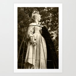  The Queen, side view (sepia version) Art Print | Photo, People, Black and White 