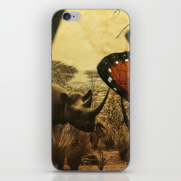 Diorama :: Rhinos iPhone Skin