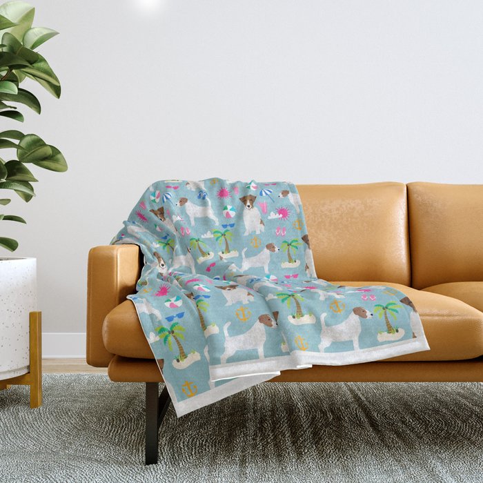 Jack russell online throw blanket