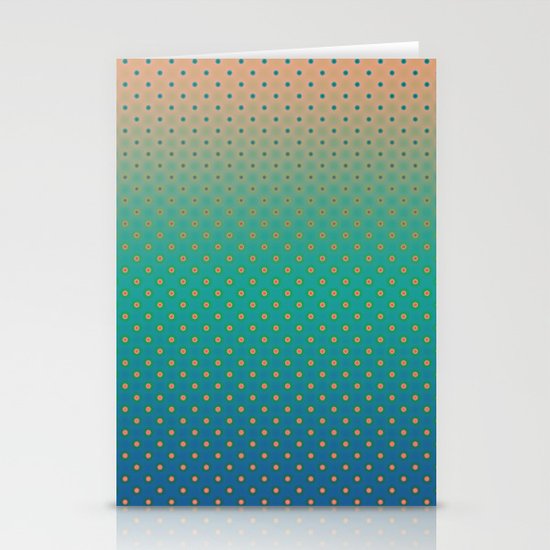 Polka Plankton Blue Stationery Cards