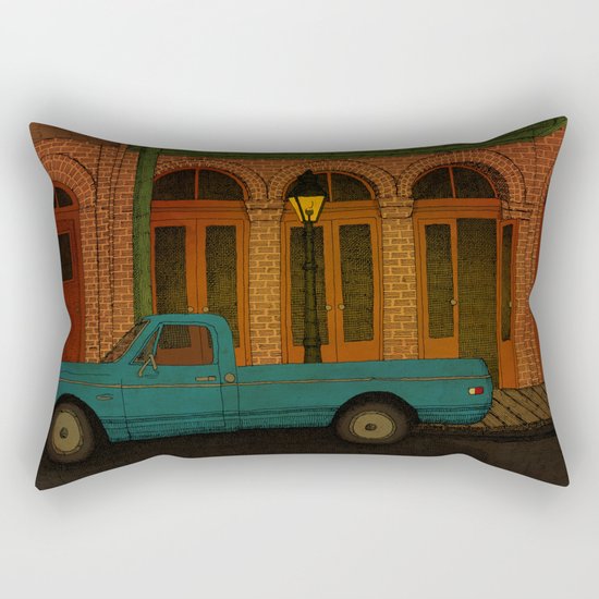 The Visitor Rectangular Pillow