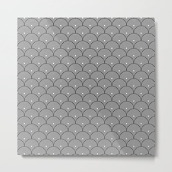 circles pattern Metal Print