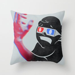 Now in Eye-Popping 3D! Throw Pillow
