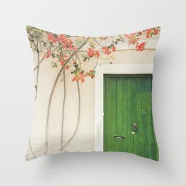 Green Door Santorini Throw Pillow