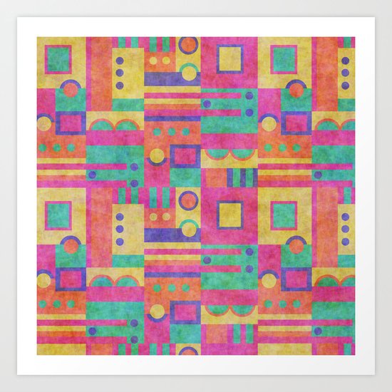 Boxes 1 Art Print