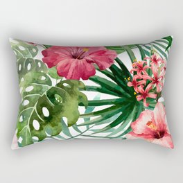 tropical hibiscus Rectangular Pillow
