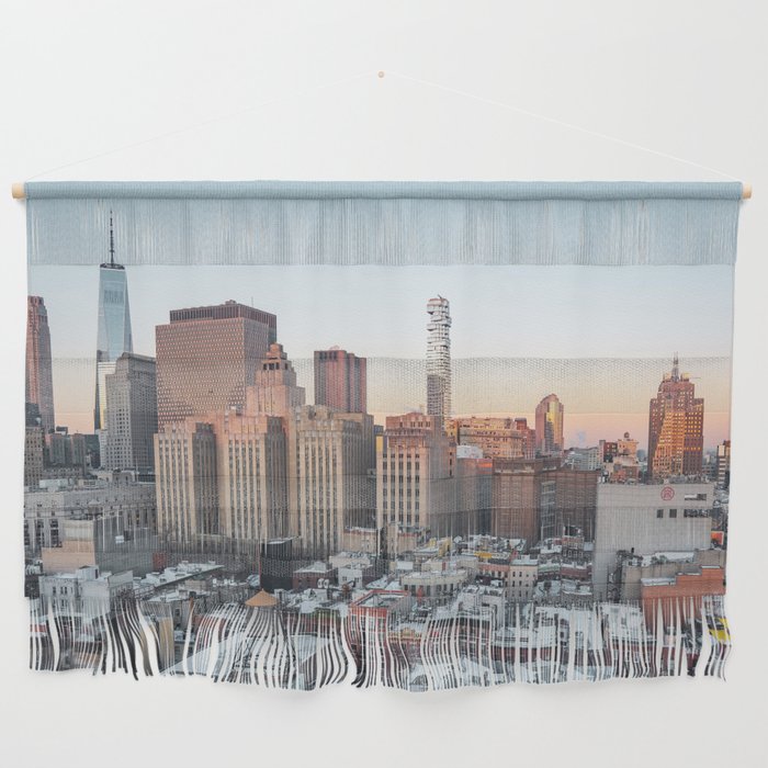 Views of NYC | Sunset in New York City Wall Hanging