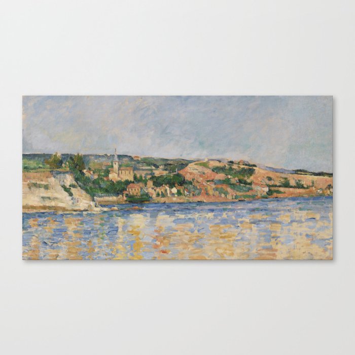 Village at the Water's Edge (Village au bord de l'eau) (ca. 1876) by