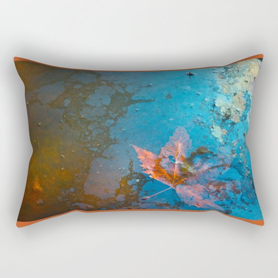 Leaf in my Pond Rectangular Pillow