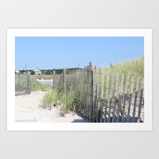 Beach Path Art Print