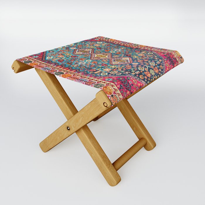 N131 - Heritage Oriental Vintage Traditional Moroccan Style Design Folding Stool