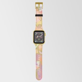 Air of Saturn Apple Watch Band | Pink, Orange, Yellow, Seamless, Saturn, Green, Clouds, Atmosphere, Planet, Fantasy 