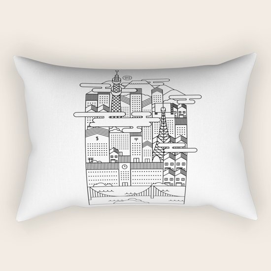 TOKYO Rectangular Pillow