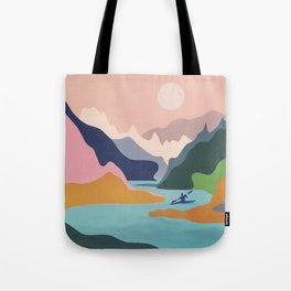 River Canyon Kayaking Tote Bag