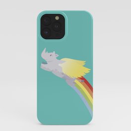 Flying Rhino iPhone Case