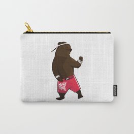 Muay Thai Bear Fighter Carry-All Pouch