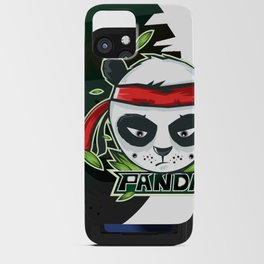 funny panda gift for girls and boys iPhone Card Case