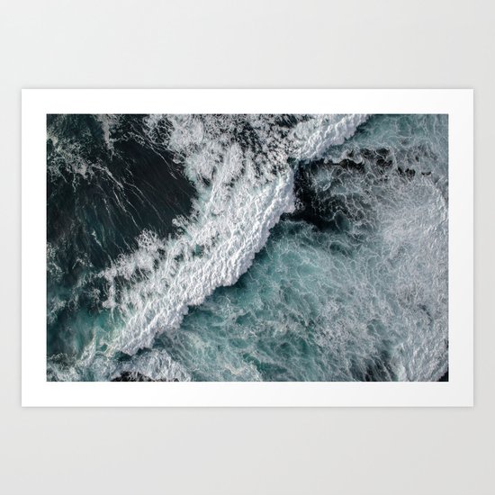 Ocean Wrath Art Print