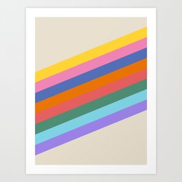 Rainbowy Mood Art Print