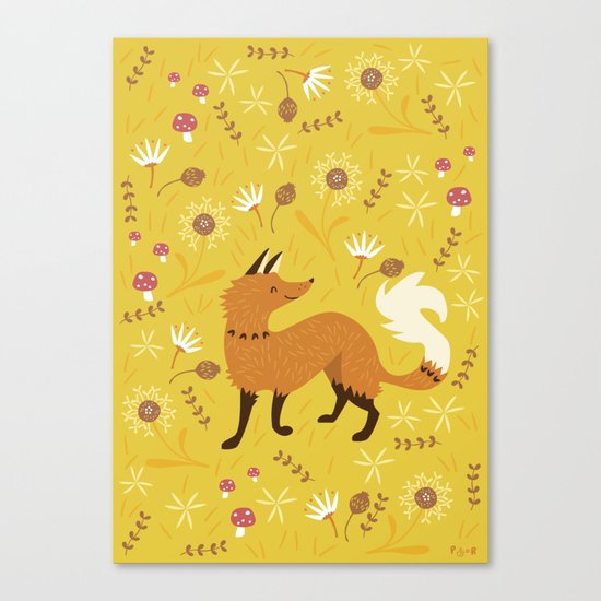 Cute as a Fox Canvas Print